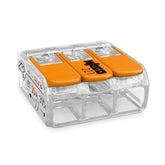 Wago 32A Compact 3 Way Connector 4mm Terminal Block